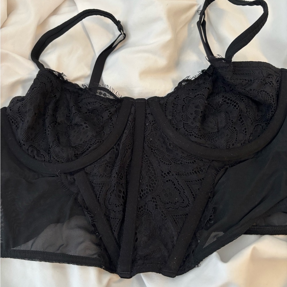 Gully Hicks Black Lace Bralette